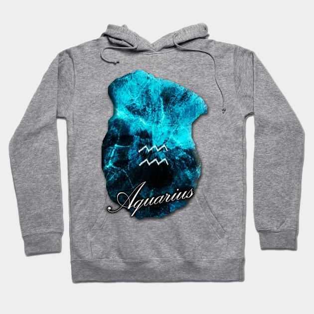 Zodiac Stone - Aquarius Hoodie by MrDevil